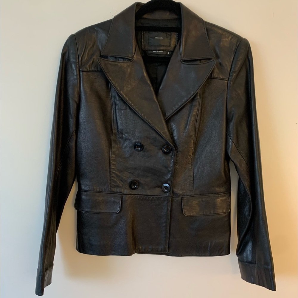 Women's Black Leather Jacket